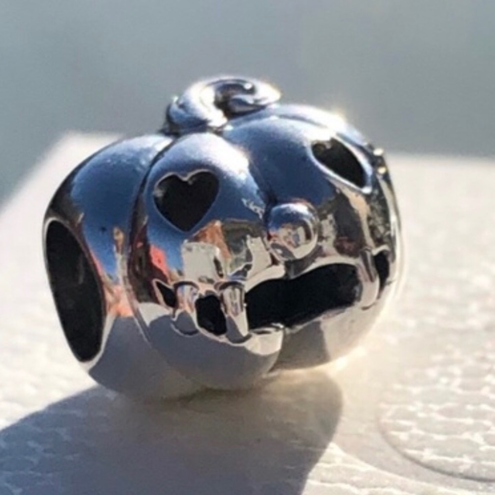 Pandora Pumpkin Halloween Charm